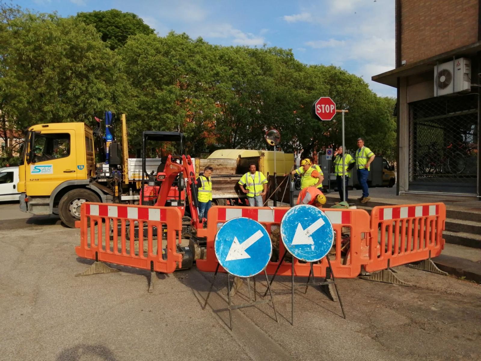 350 famiglie senza gas per l'intera giornata 