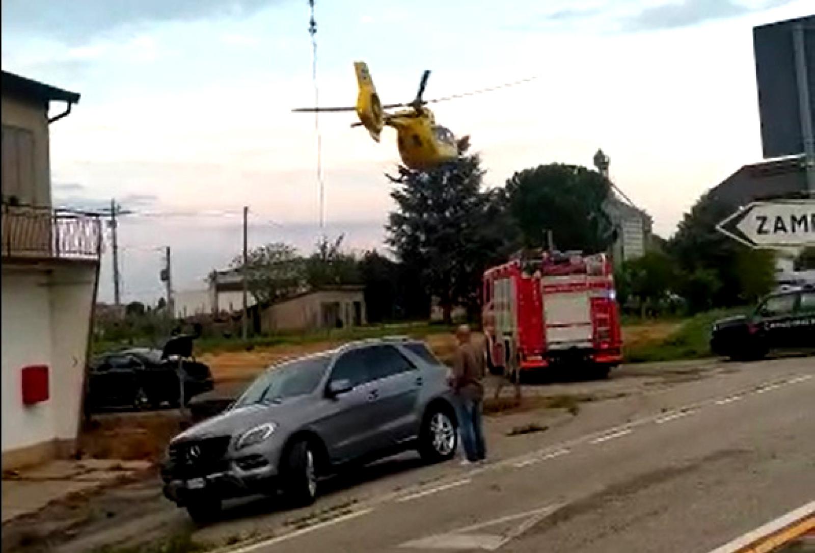 Quad si ribalta, gravissimo un ragazzo