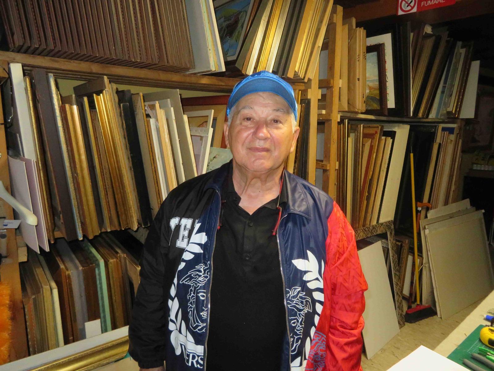 Felice Gabriele Cassetta, titolare della galleria