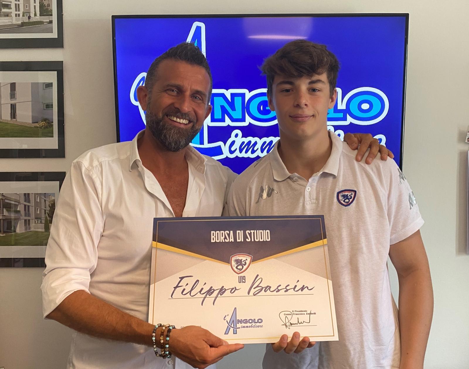 Filippo Bassin vince per impegno e costanza 