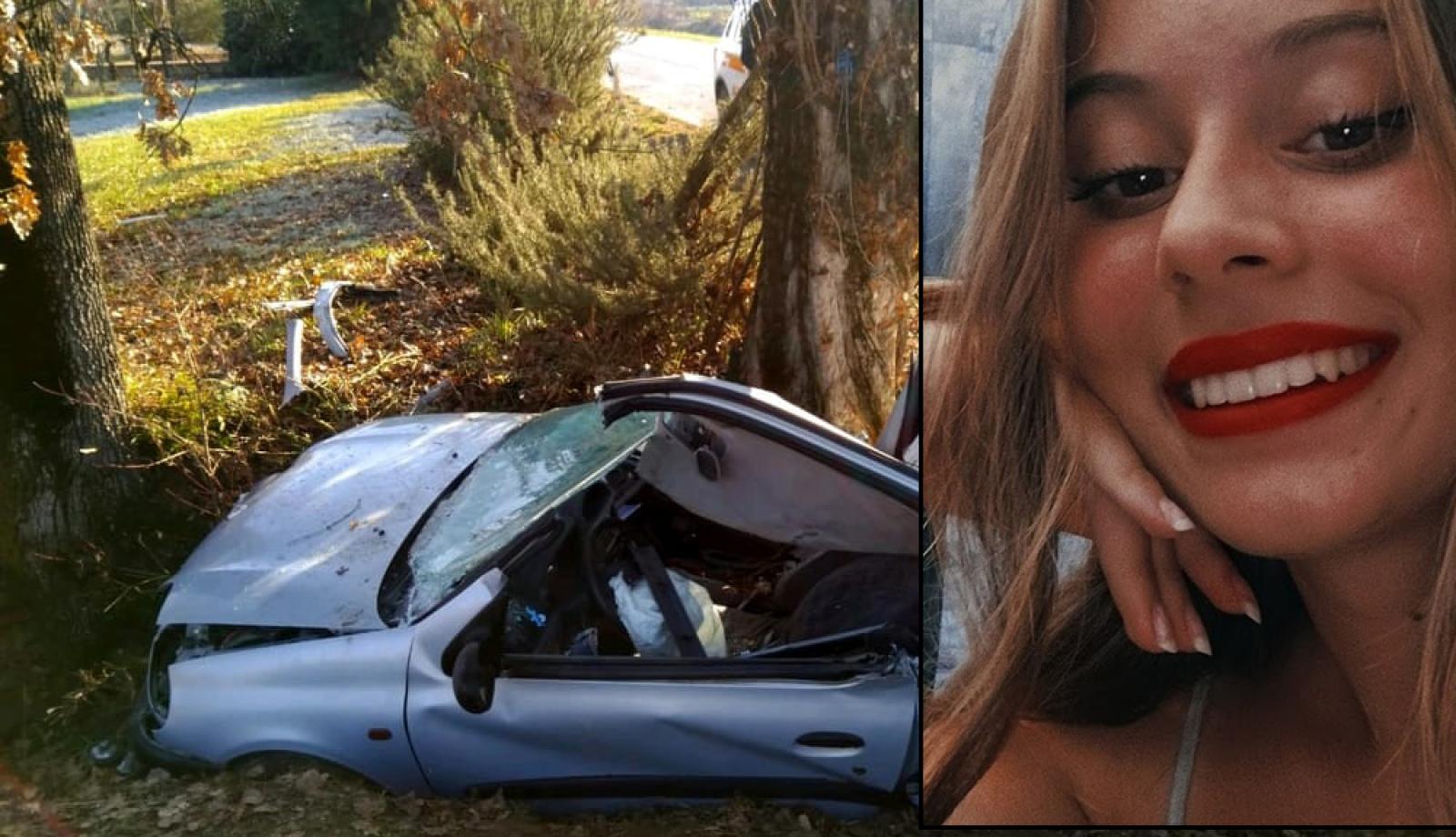 Auto contro il platano: muore una 18enne, l'amica gravissima