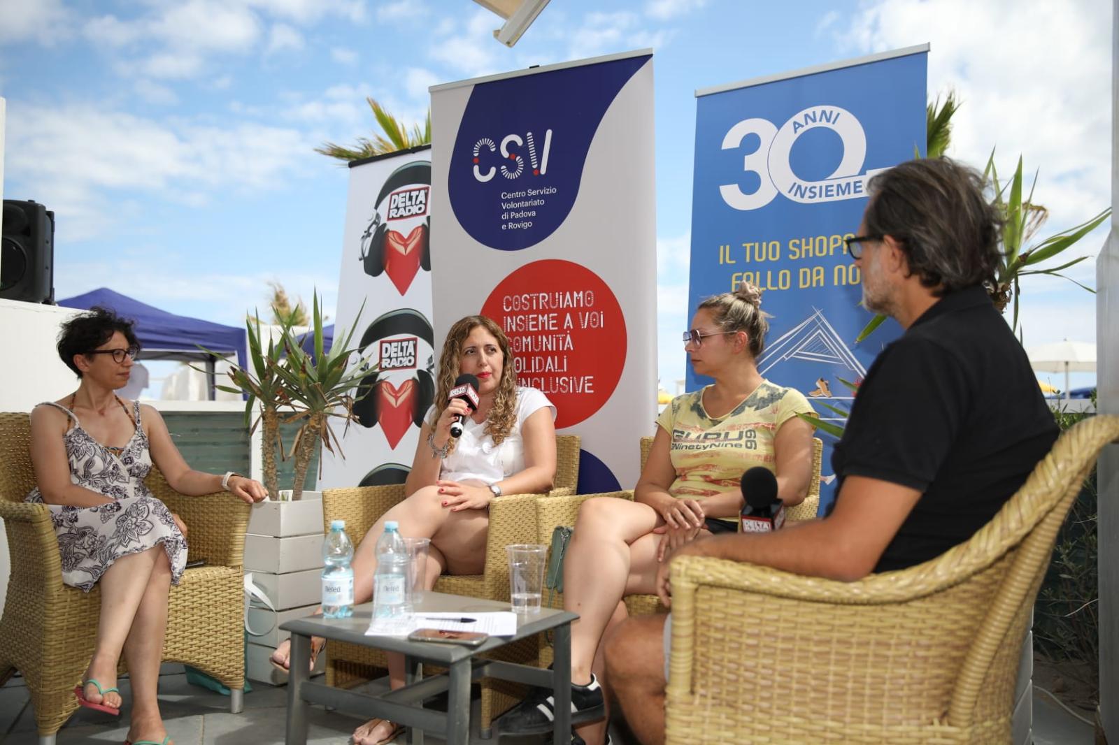 Volontariamente Live! Estate, in spiaggia con Delta Radio e Csv Padova Rovigo