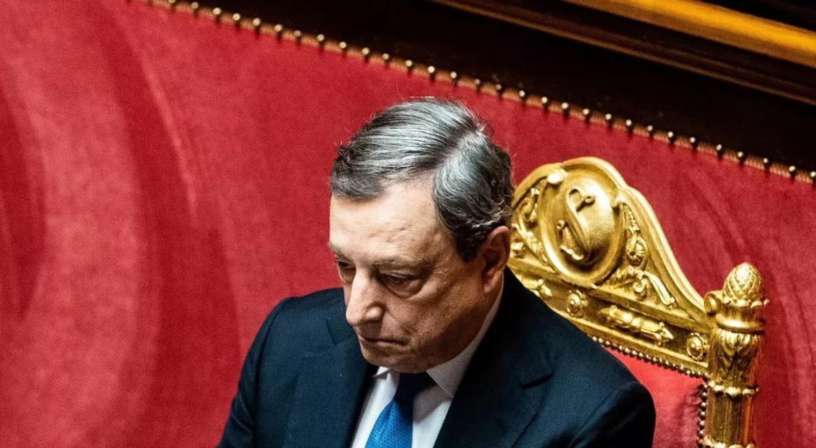 Mario Draghi alla Camera