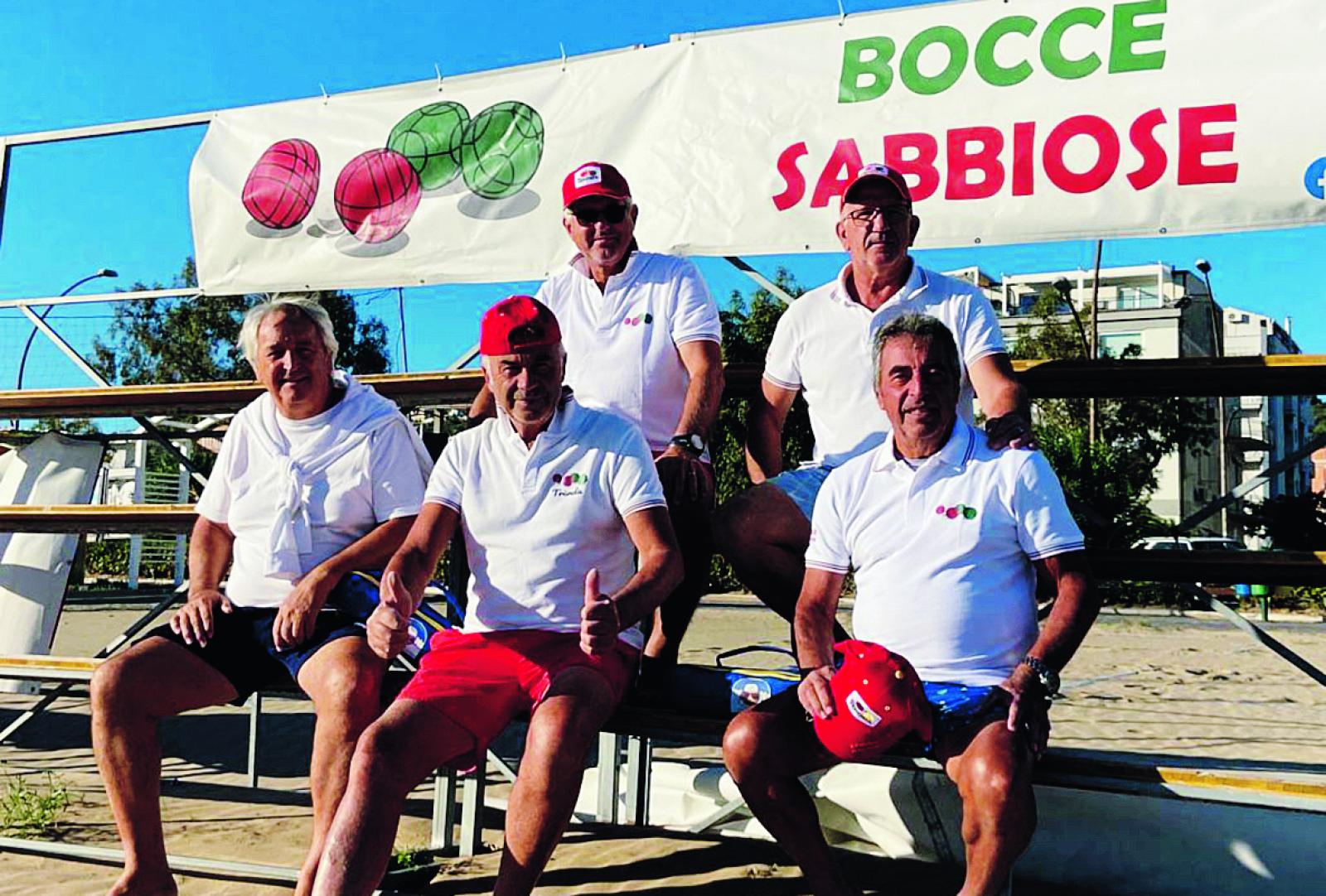 Bocce su sabbia, da Rosolina i campioni italiani