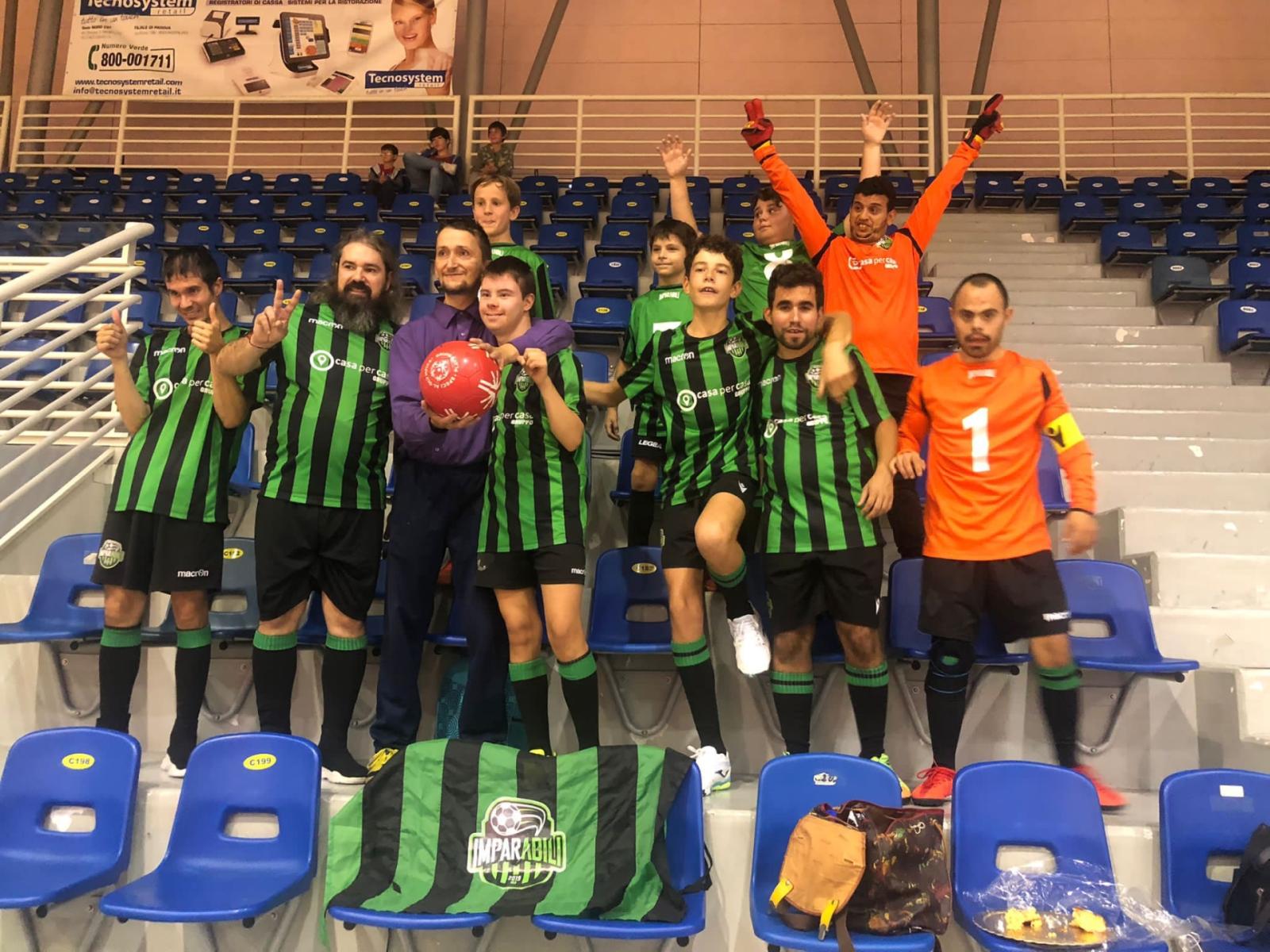 Gli Imparabili sul podio a Montebelluna