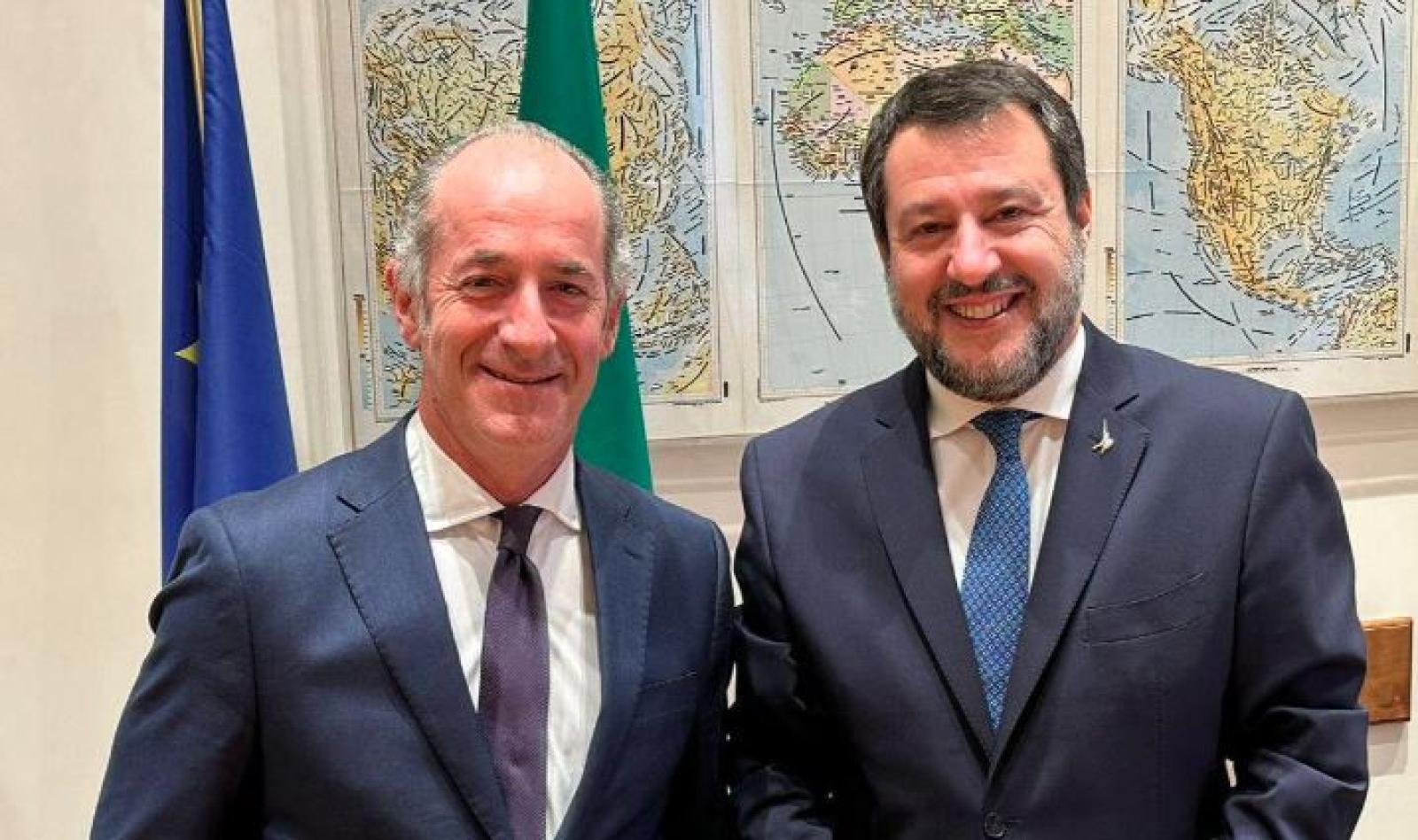Zaia a confronto con Salvini per il futuro della viabilit&agrave; veneta