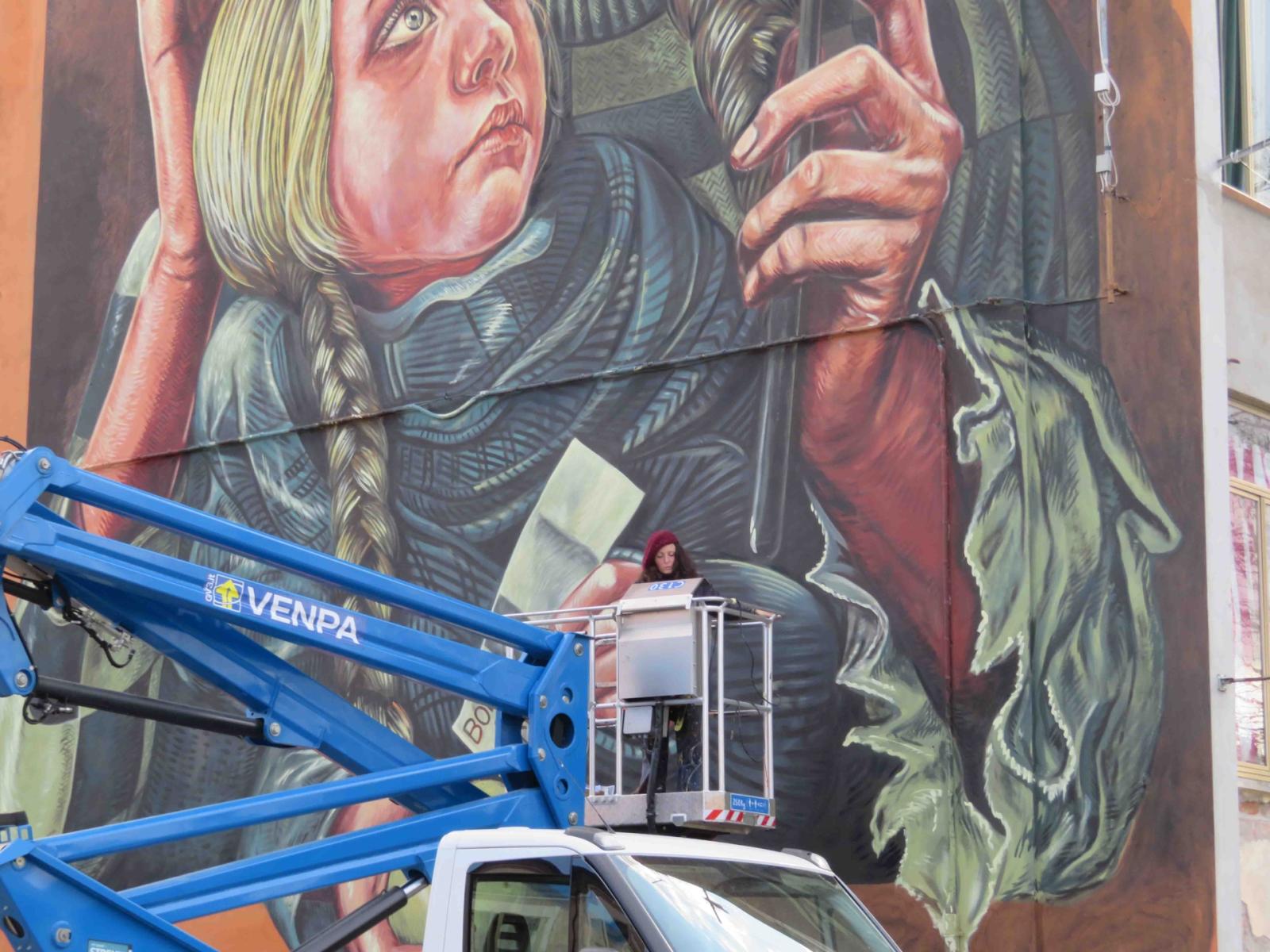 E&rsquo; un murales per &ldquo;Riflettere&rdquo;