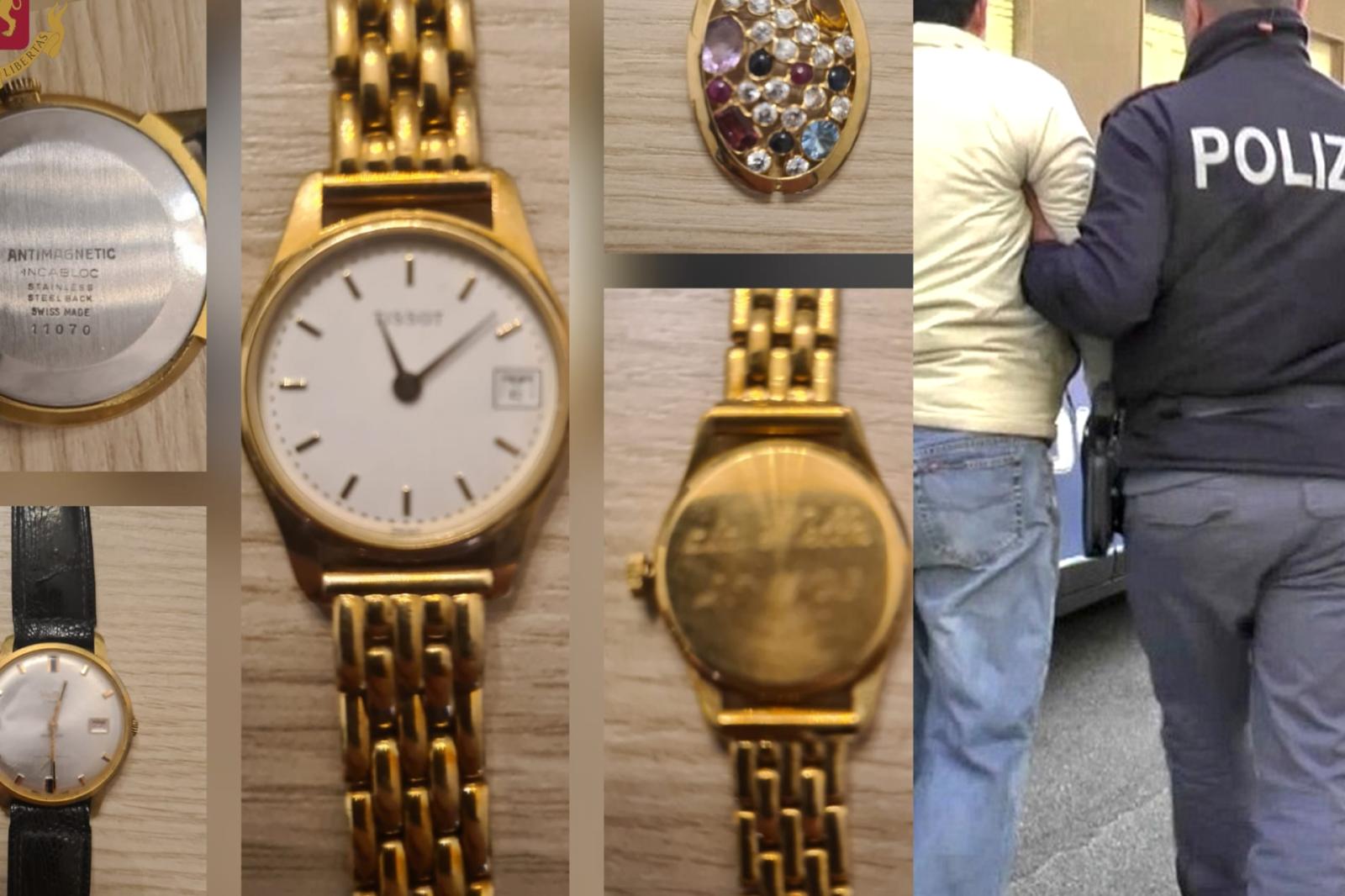 Preso il truffatore, riconoscete la refurtiva?