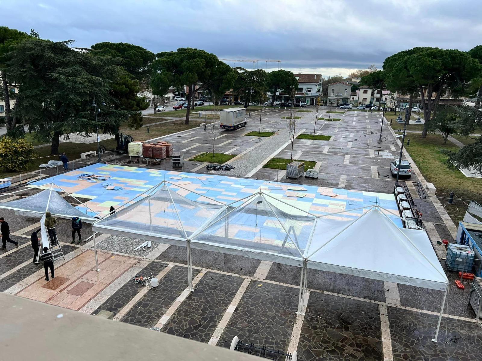 Arriva la pista di ghiaccio!