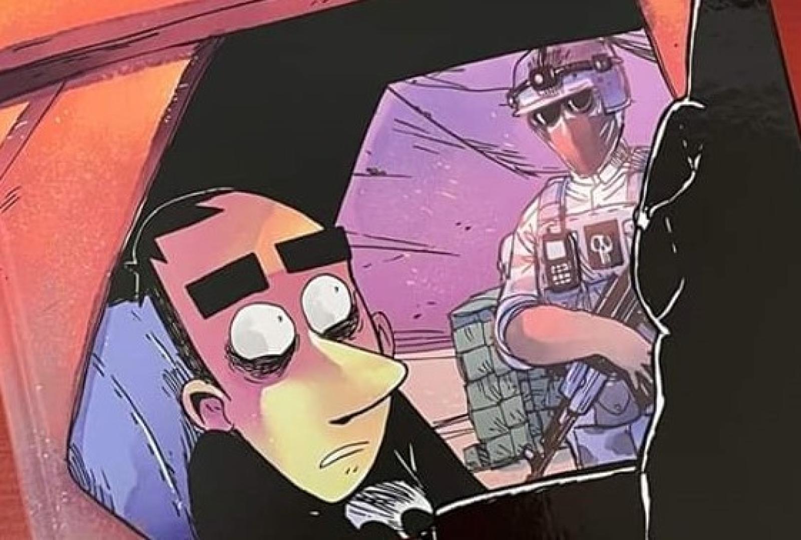 Zerocalcare arriva al Duomo per la Montagna sola dei kurdi