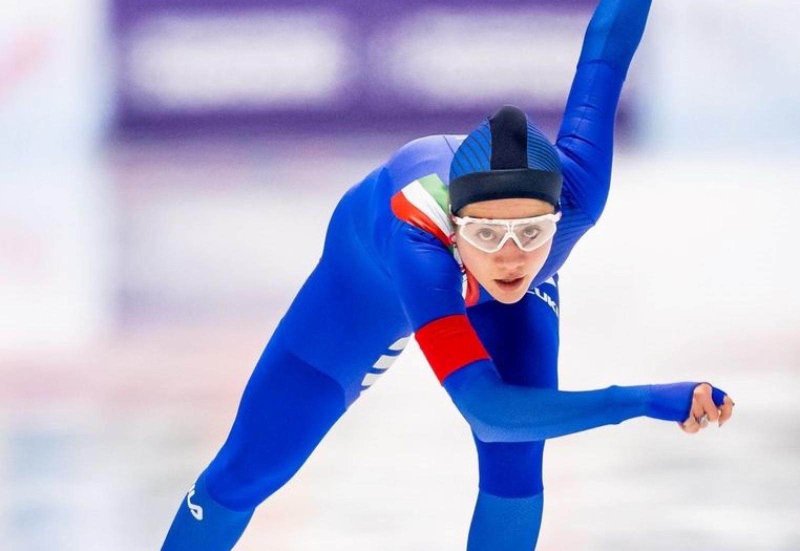 Giorgia sul podio mondiale del pattinaggio