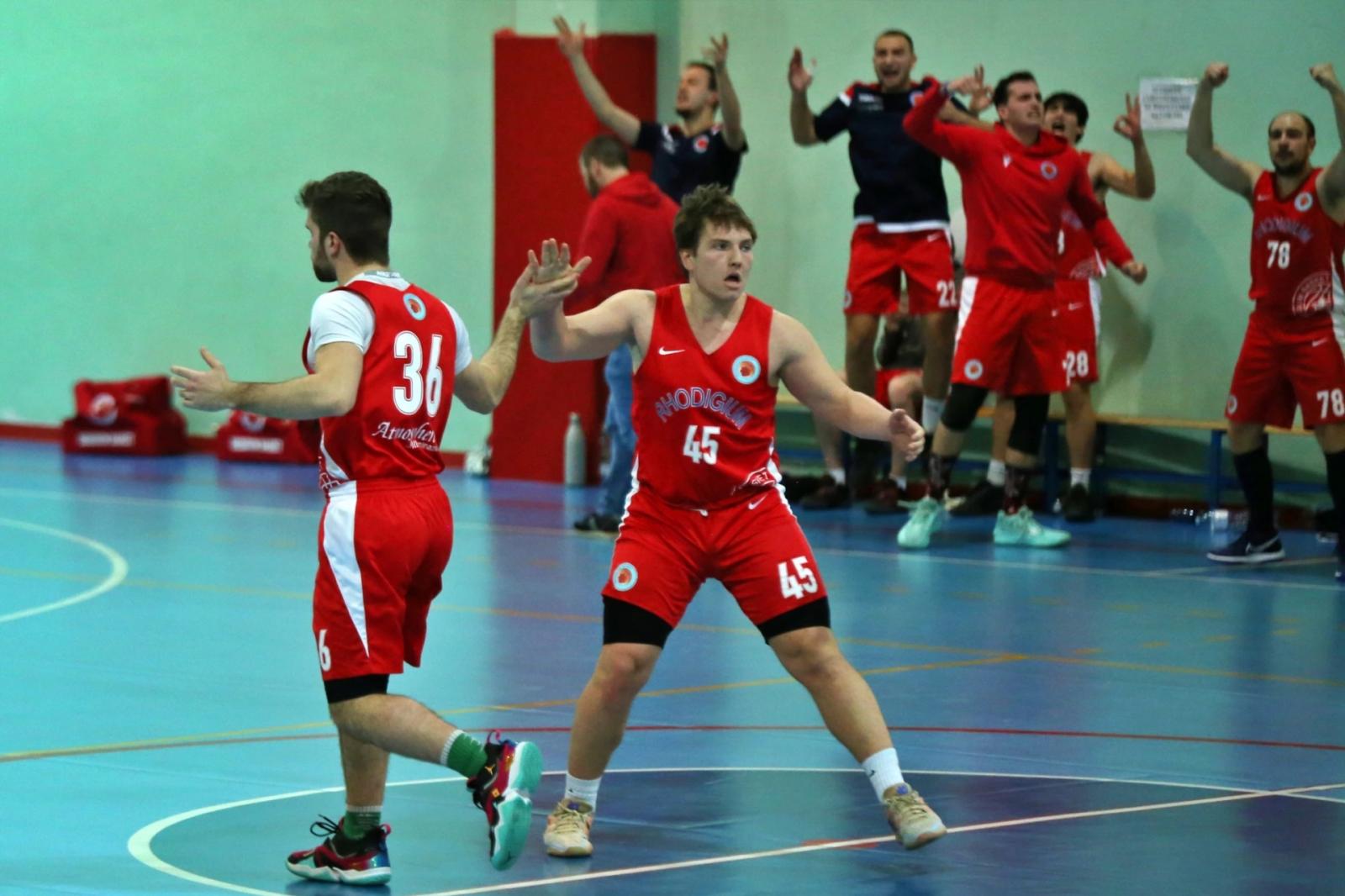 Vincente il ritorno in campo del Rhodigium basket 