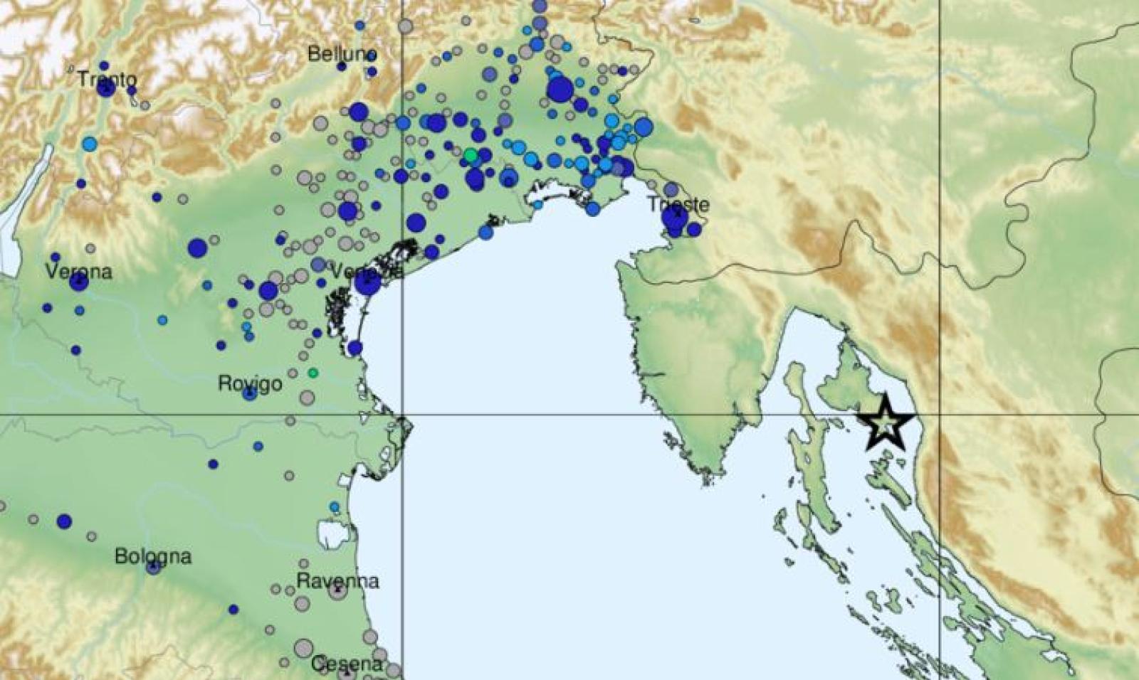 Scossa di terremoto: epicentro vicino al Polesine