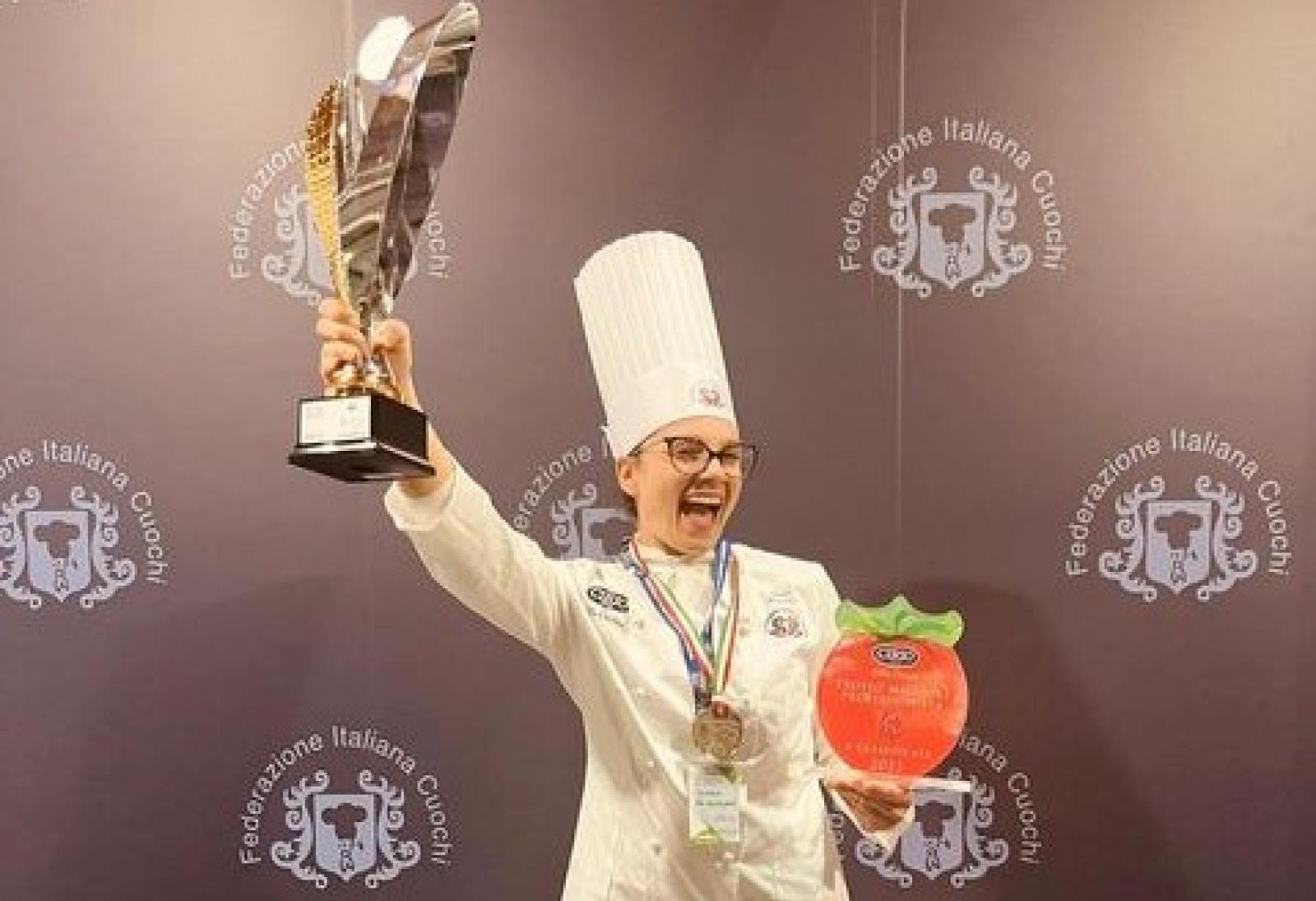 Giada sul podio di Lady Chef!