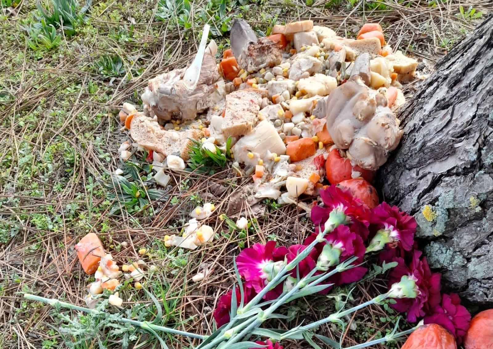 "Un rito esoterico nel nostro giardino" 