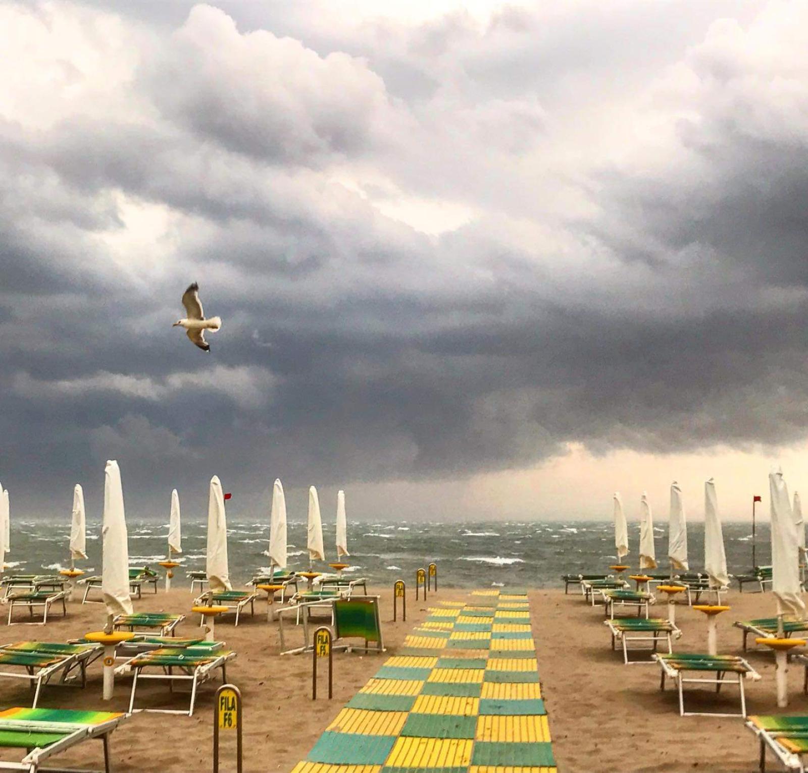 Allerta meteo, vento forte sulle coste polesane