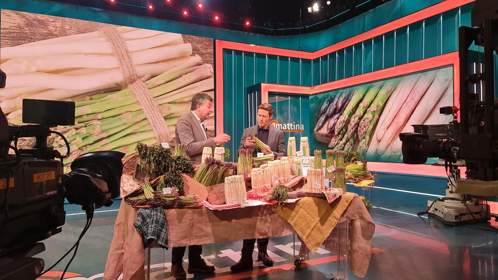 Il nostro asparago protagonista a 1Mattina