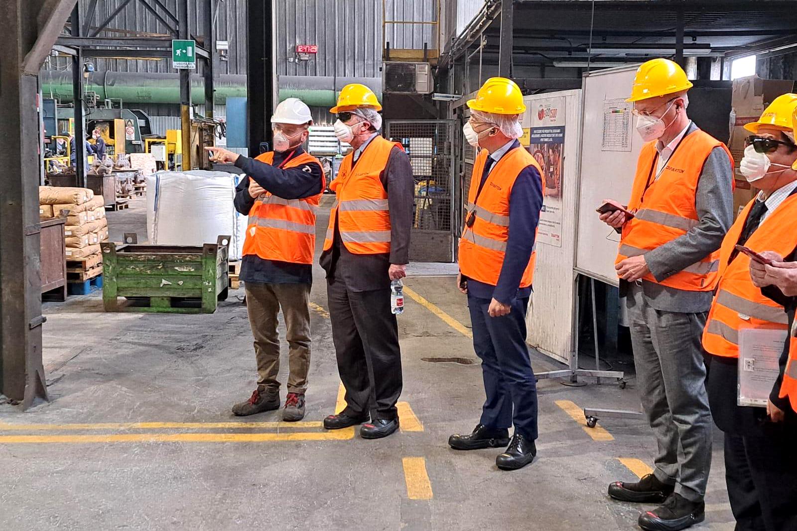 L'ambasciatore del Messico in citt&agrave; per la Draxton