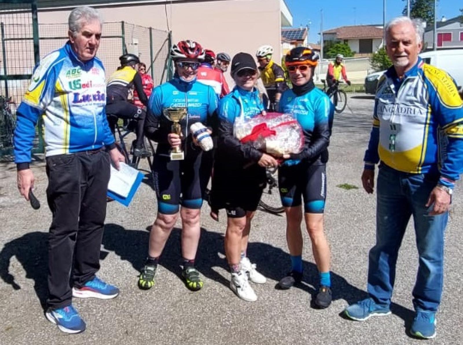 Un centinaio di ciclisti sulle strade della Storia