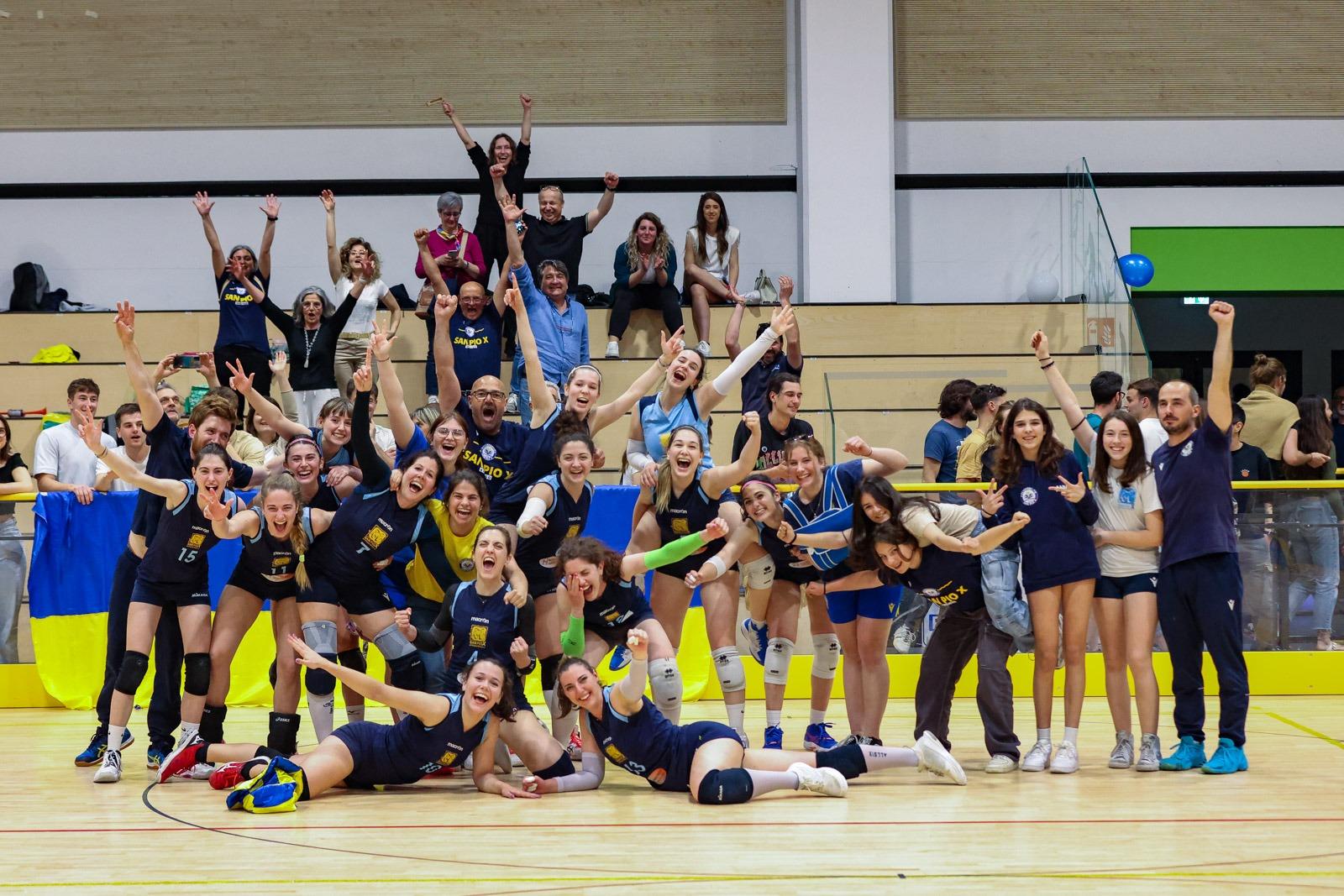 Volley, San Pio X conquista una storica promozione in Serie D 