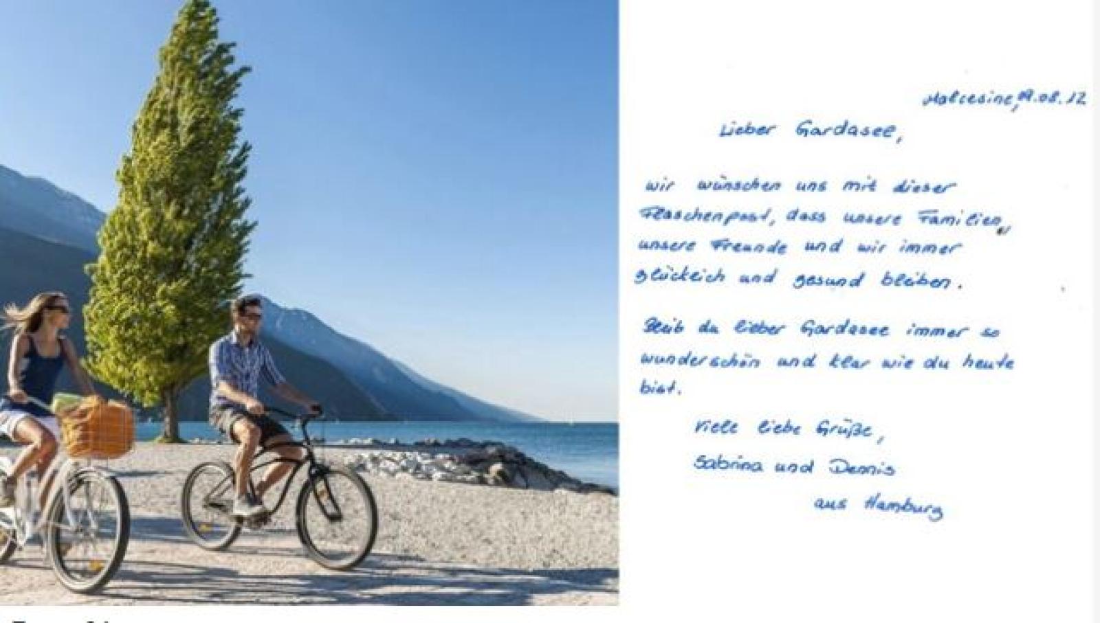 Message in a bottle... spunta nel Garda dopo 11 anni