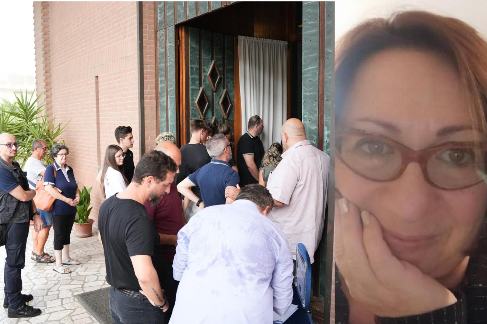 In centinaia per l'addio a Caterina