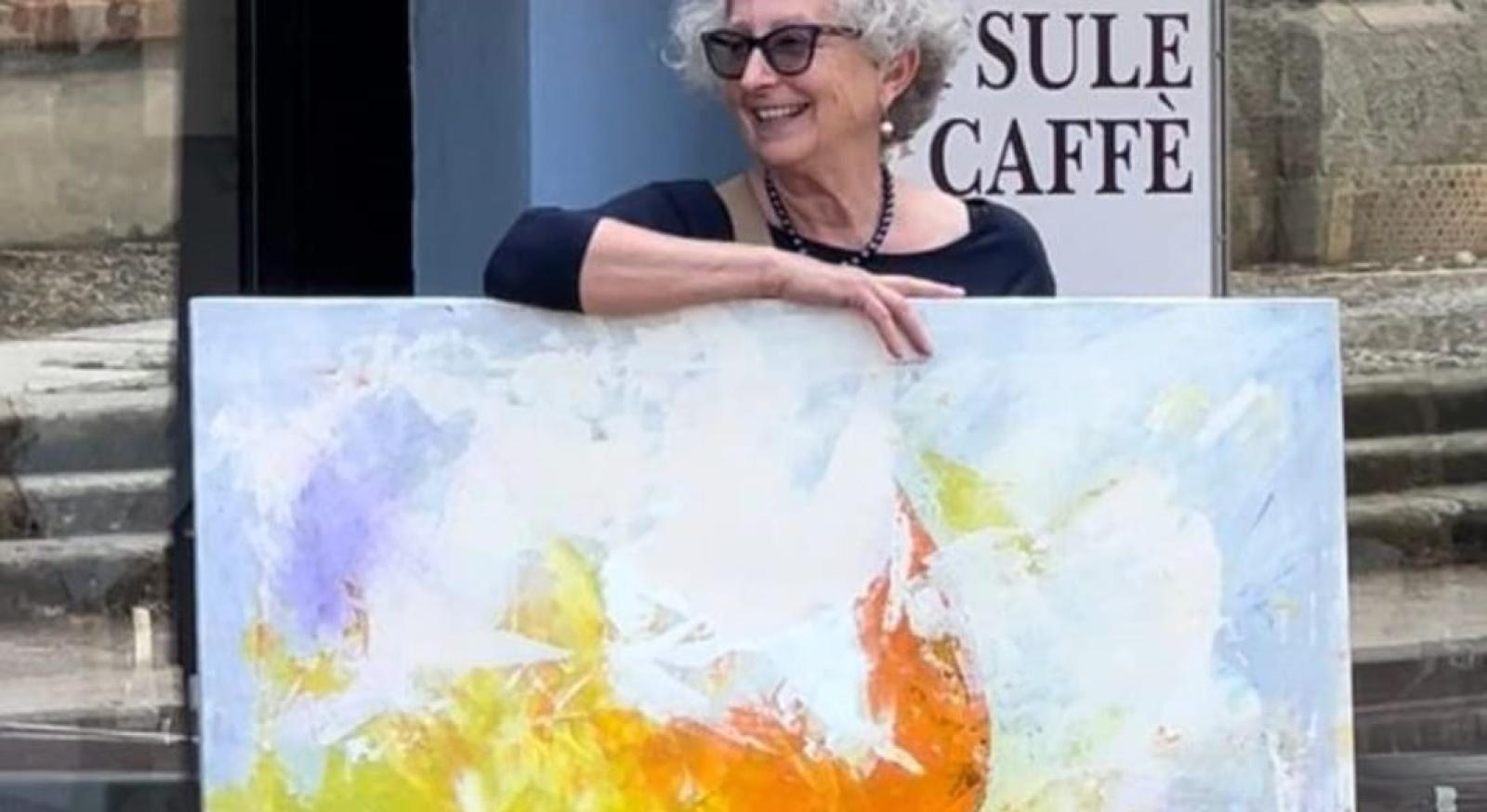 Maura Mattiolo, la pittura informale arriva al mare