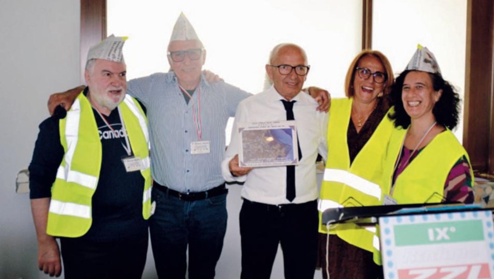 Per il raduno degli Azzalin, lo "Zio d'America" arriva col volo privato