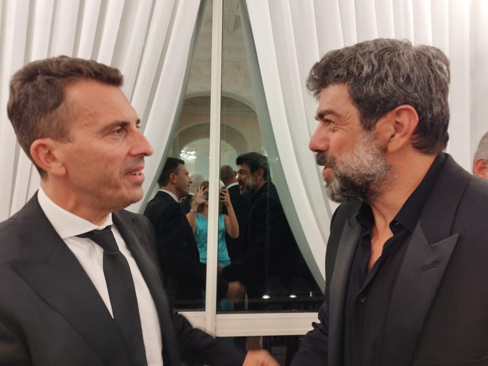 Il "Comandante" Favino ospite d'onore nello spazio della Regione Veneto