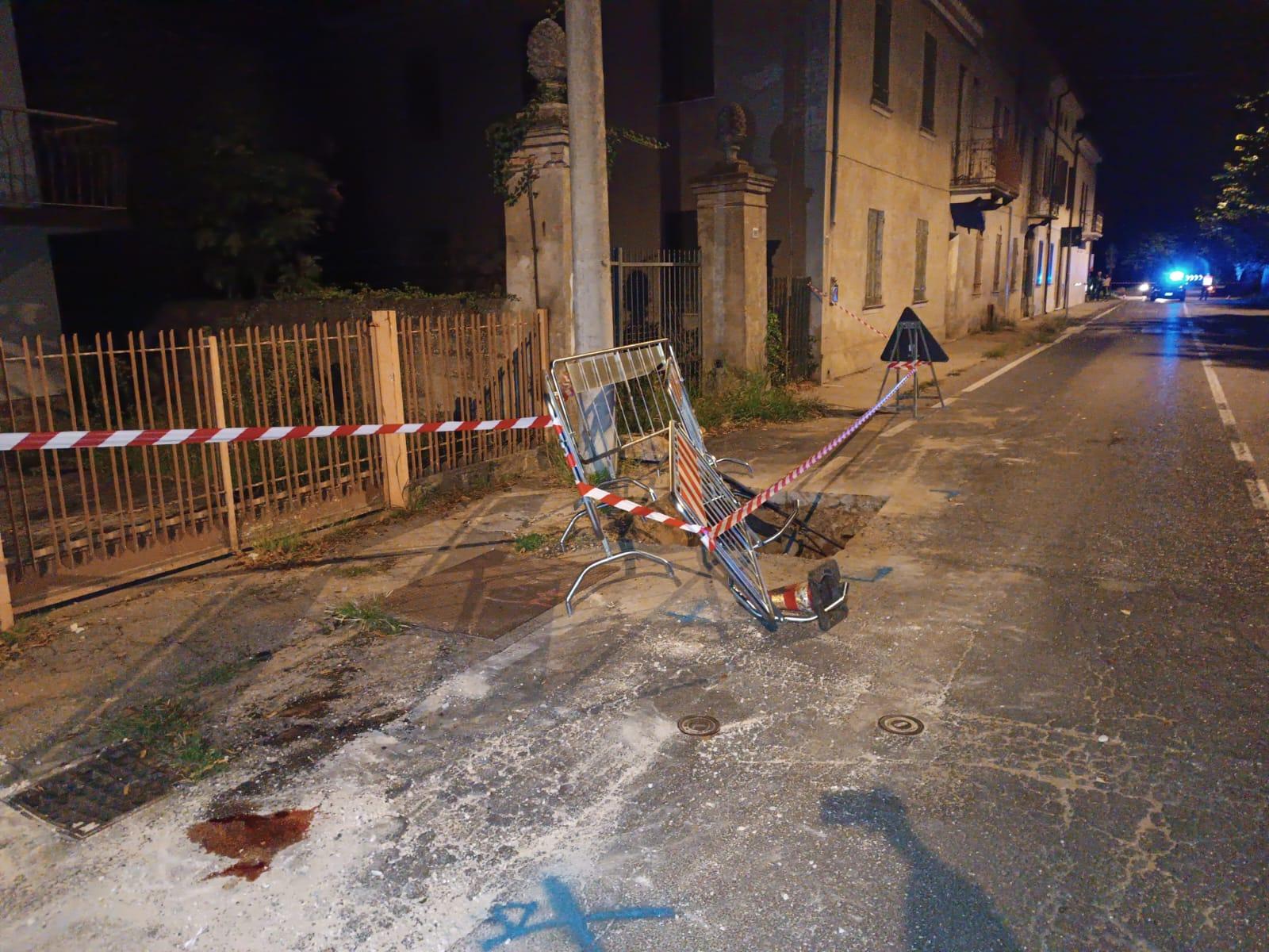 Incidente in Romea,  interviene l'elisoccorso