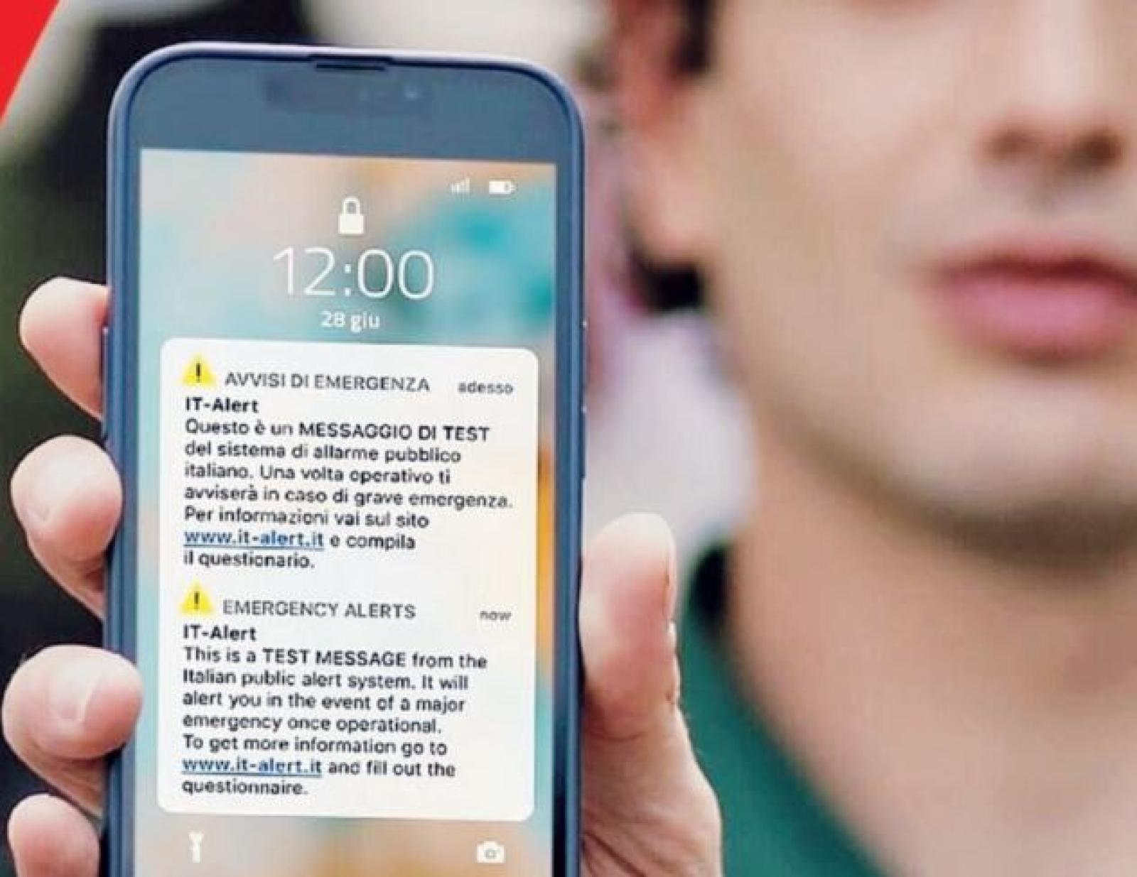 Tornano i test del Sistema IT-Alert 