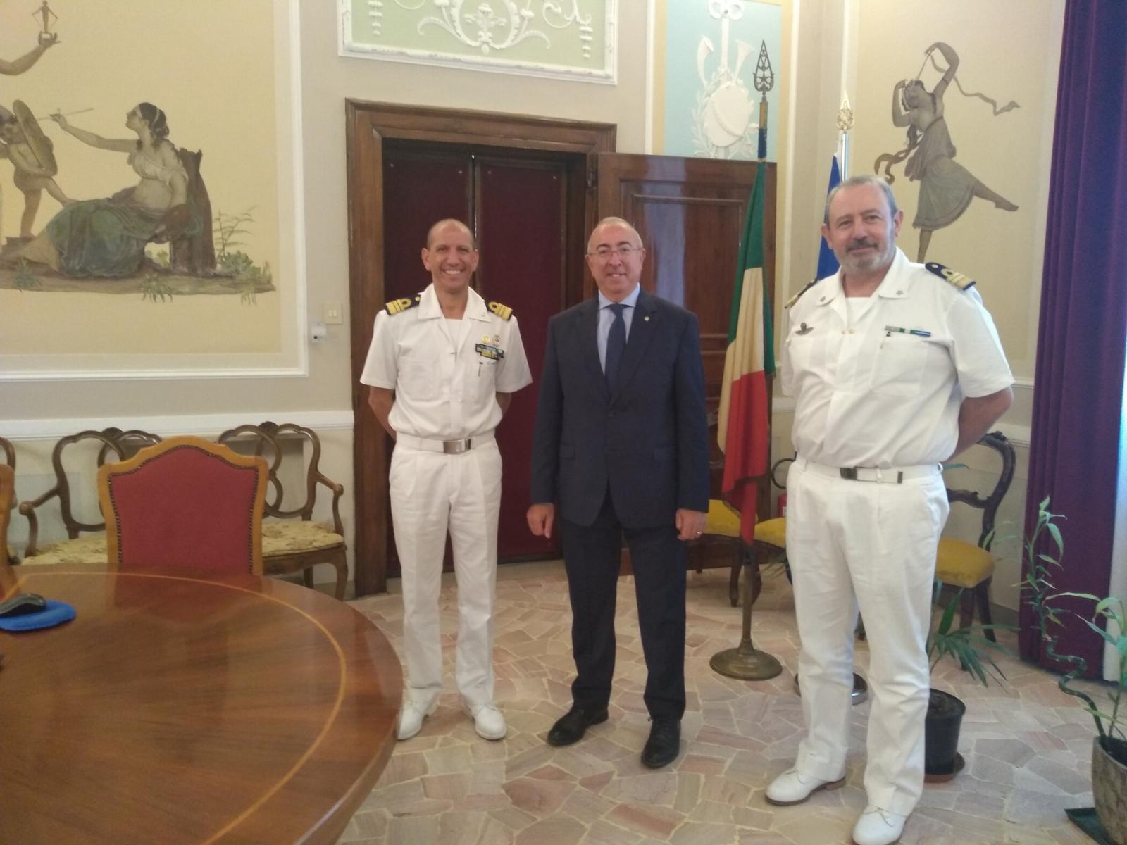 Il Prefetto accoglie il nuovo Comandante della Capitaneria di Porto di Chioggia
