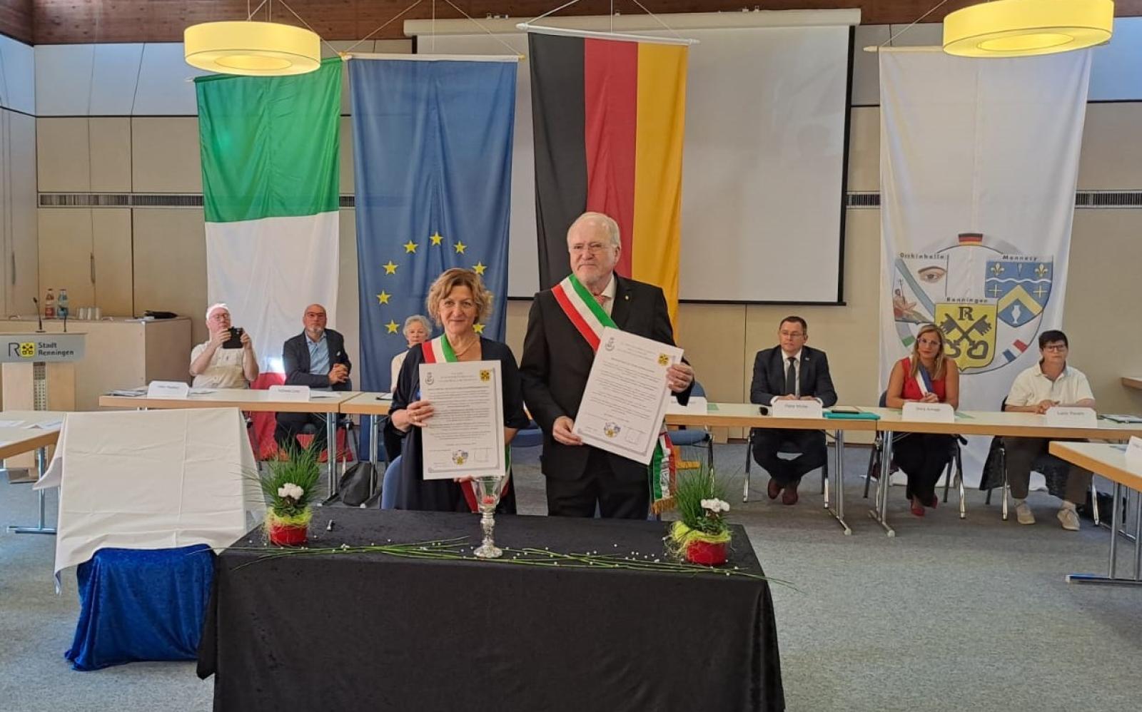 Si rinnova il gemellaggio tra Occhiobello e Renningen