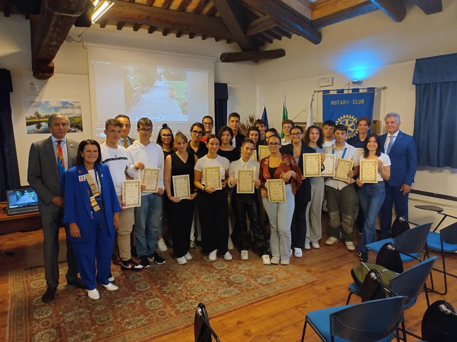 Ryla, consegnati i diplomi ai 21 ragazzi che hanno partecipato