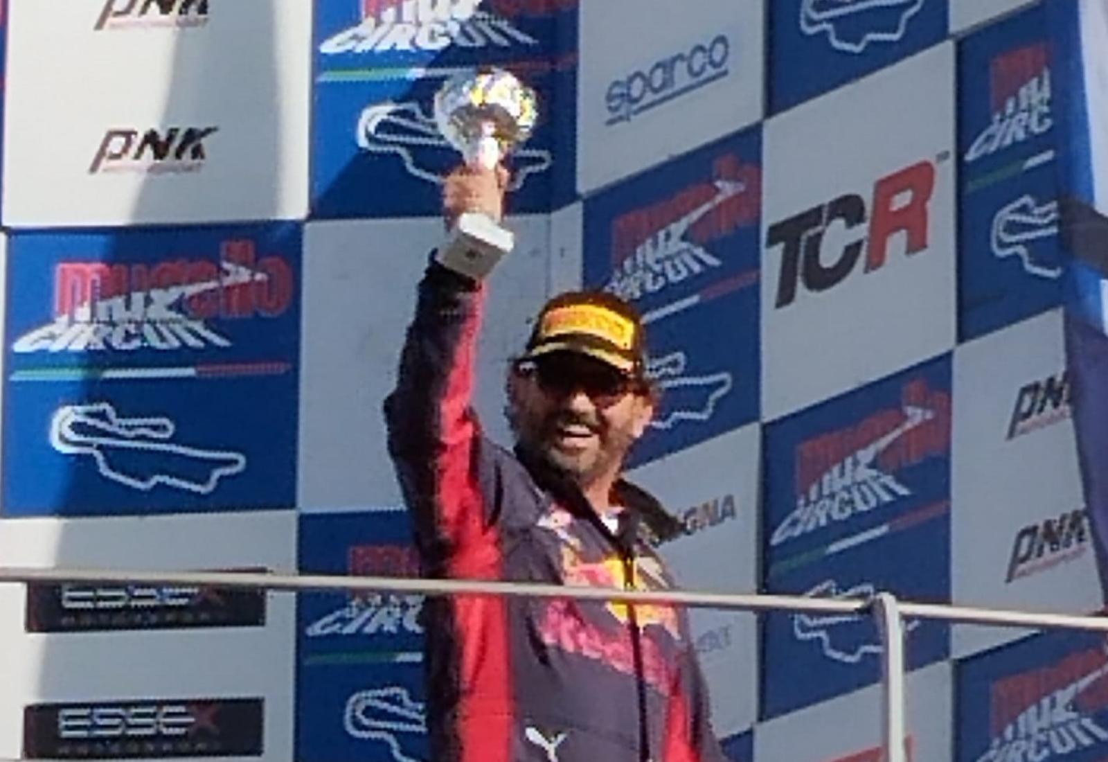 Luca Guolo sul podio al Mugello