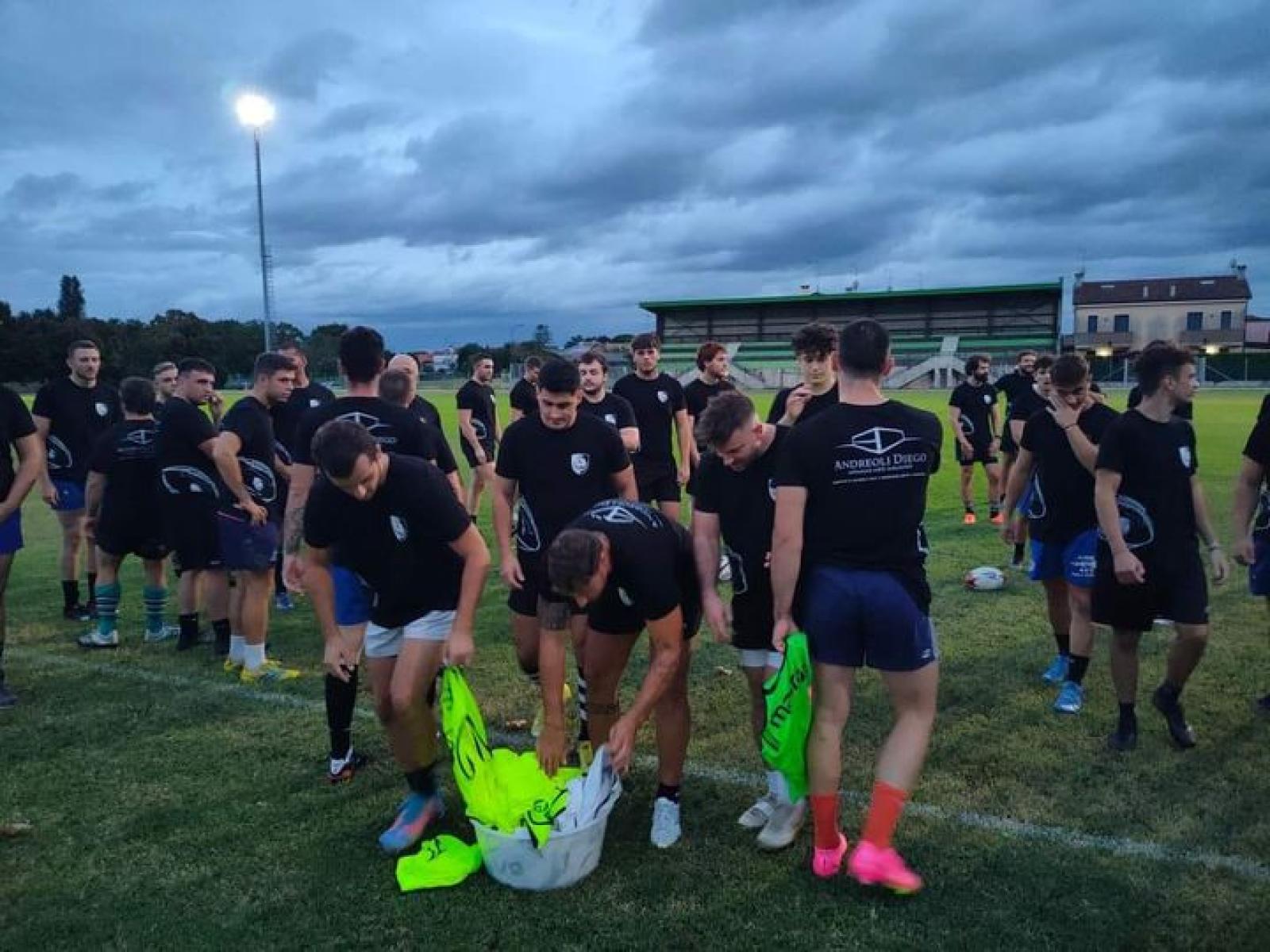 Il Rugby Villadose nel match contro la Castellana 