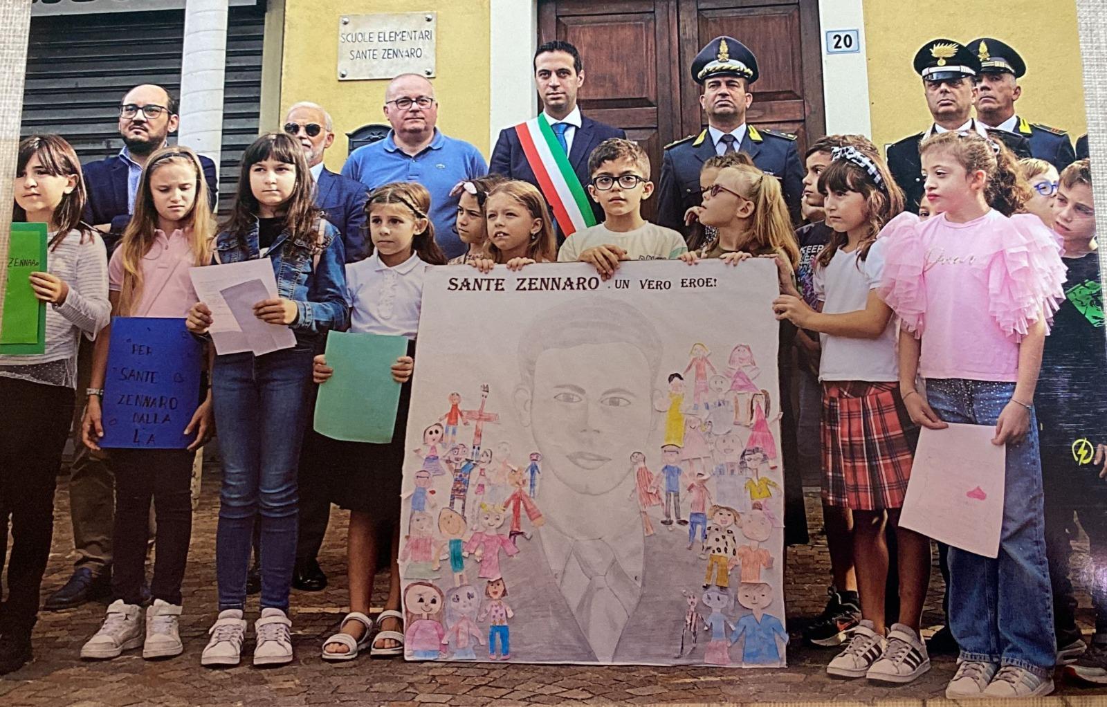 Gli studenti di Grignano ricordano l'eroe Sante Zennaro