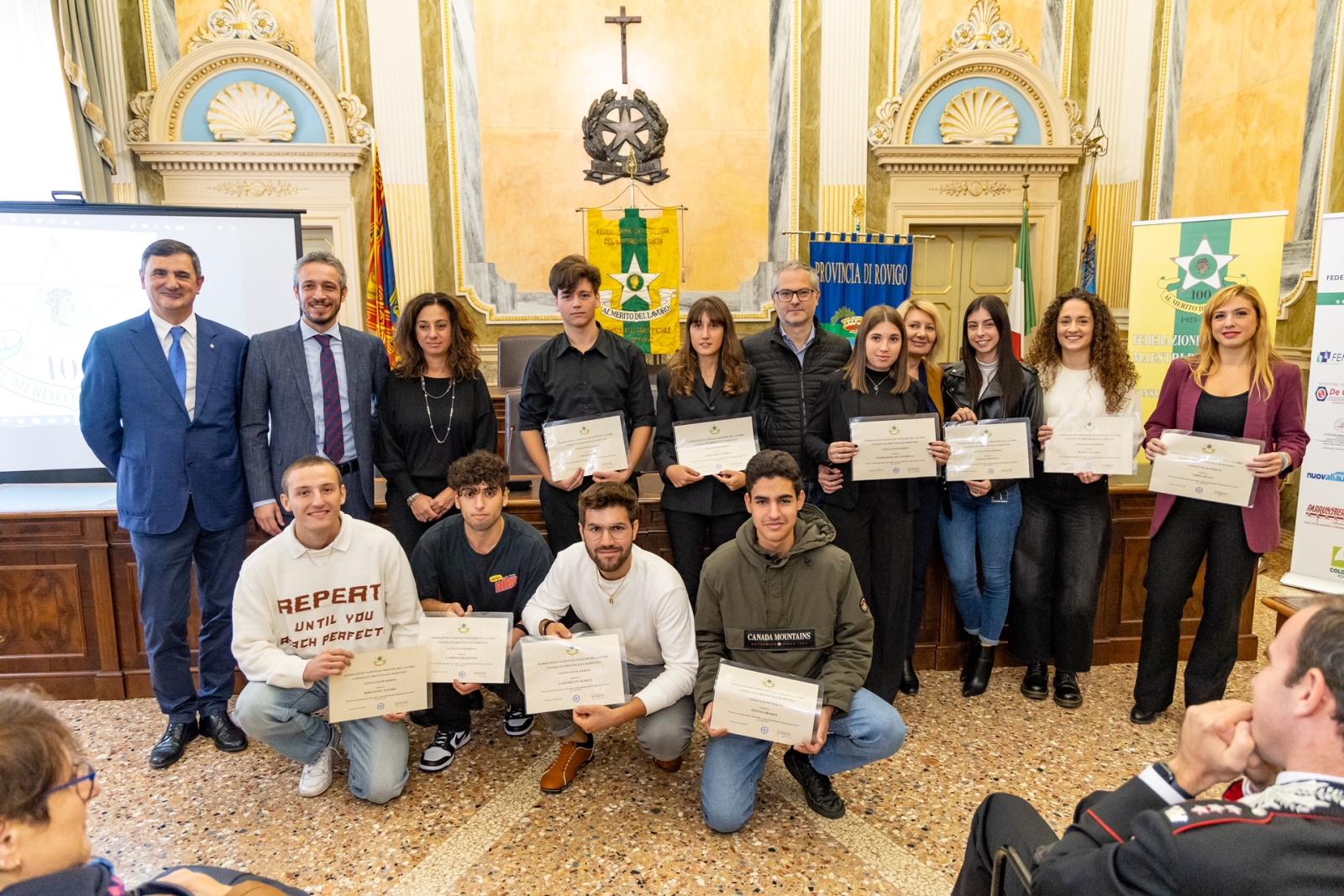 Premiati 11 studenti nella 15esima edizione di "Scuola, Lavoro e Sicurezza"