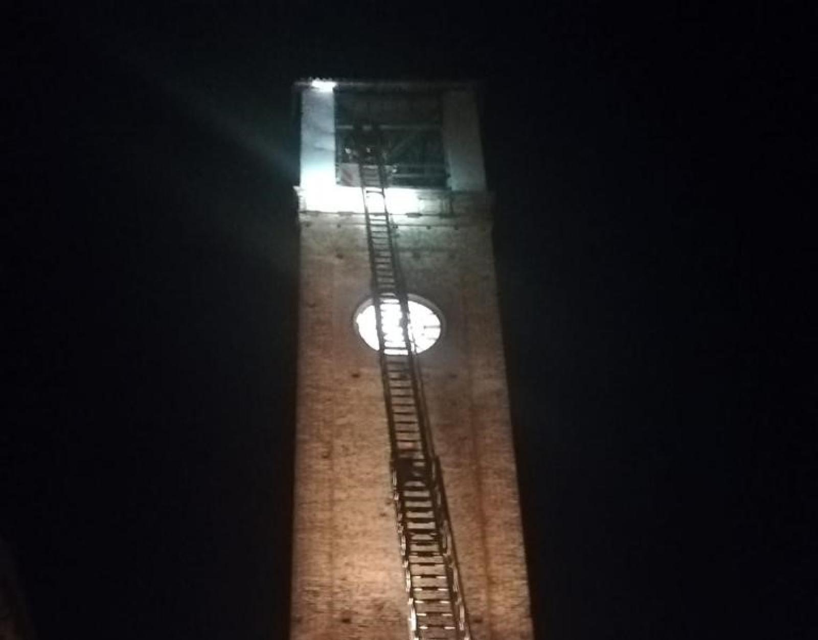 Terremoto, sopralluogo a Canda per il campanile