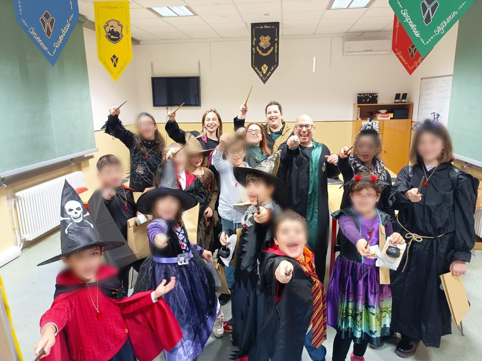 In biblioteca come a Hogwarts