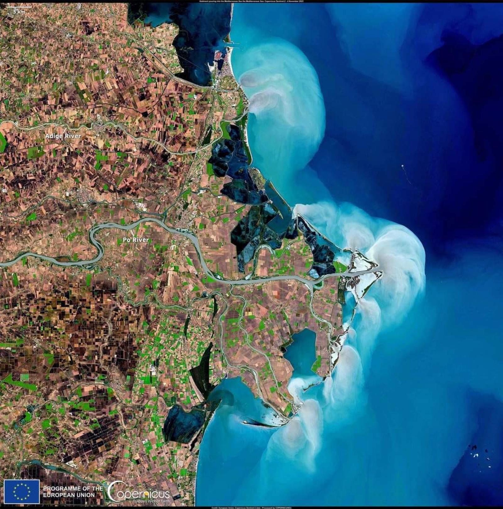 Allerta arancione per il passaggio della piena del Po