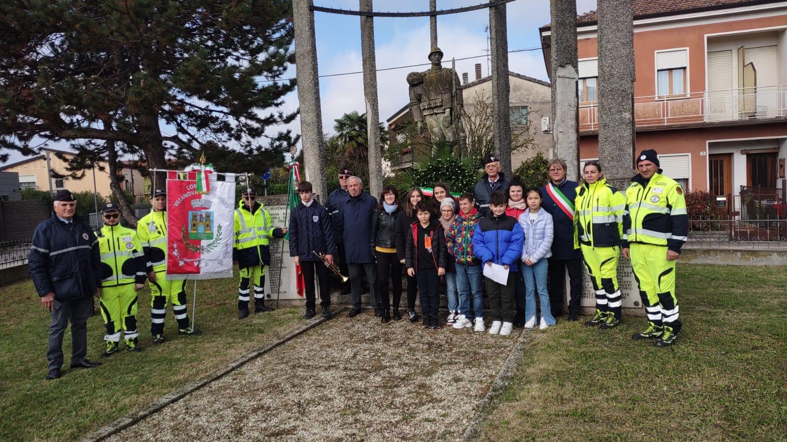 I giovani di Villanova del Ghebbo celebrano l'Unit&agrave; d'Italia
