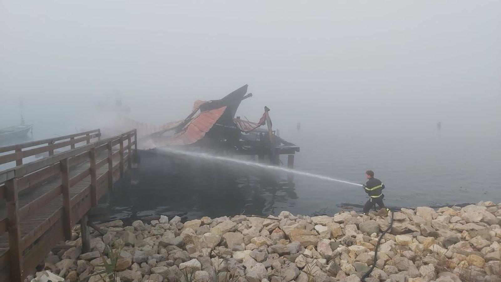 Raid vandalico, bruciata la cavana del vicepresidente del Consorzio