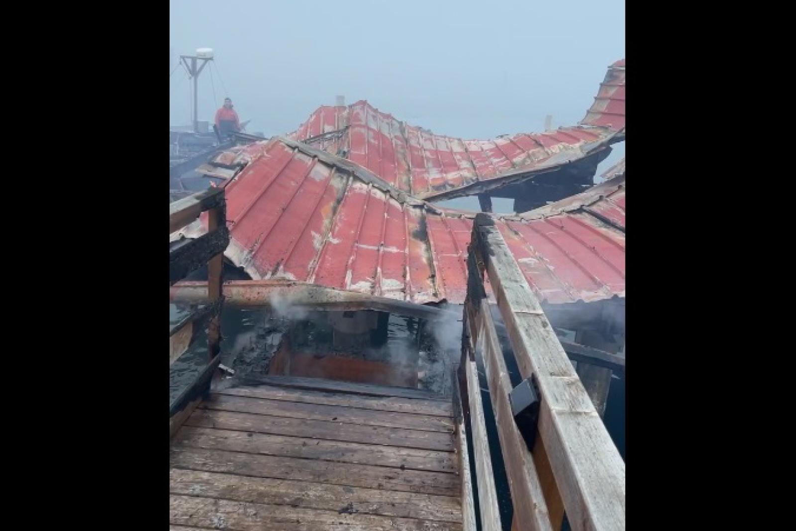 Raid vandalico, bruciata la cavana del vicepresidente del Consorzio