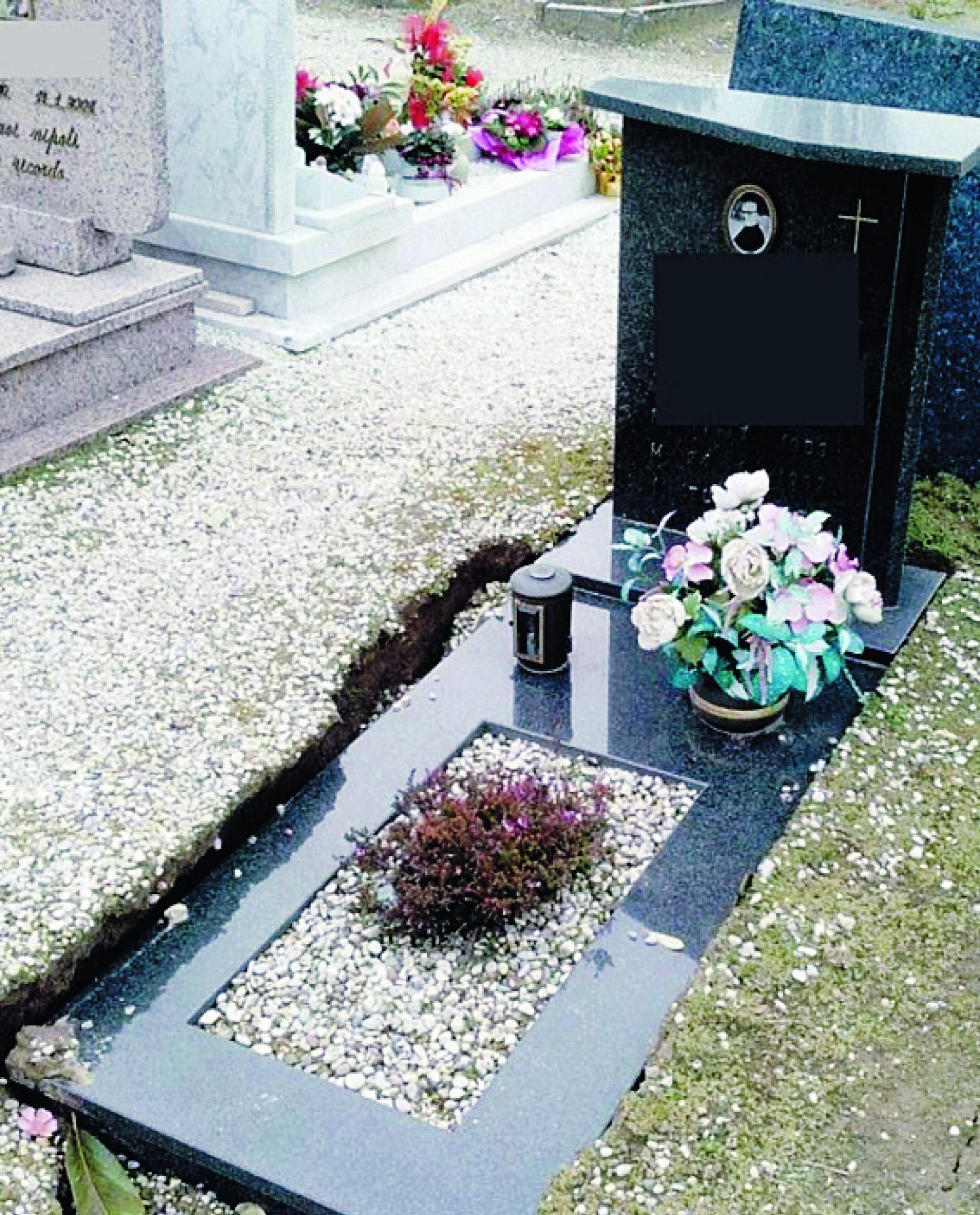 Allarme: le tombe sprofondano