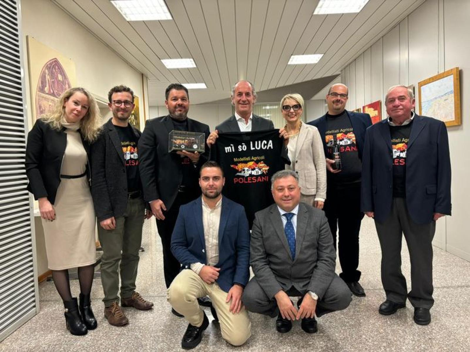 "Mi s&ograve; Luca": Zaia incontra i Modellisti Agricoli