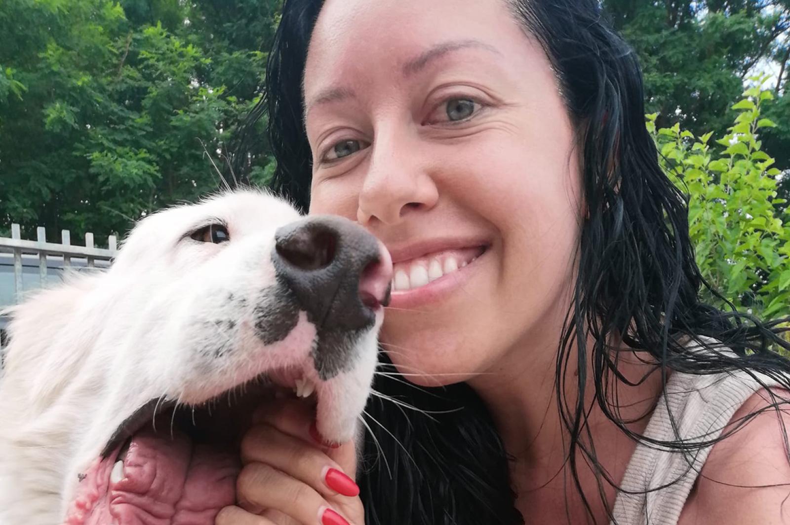 La malattia si prende Katia, 37 anni, l'angelo degli animali