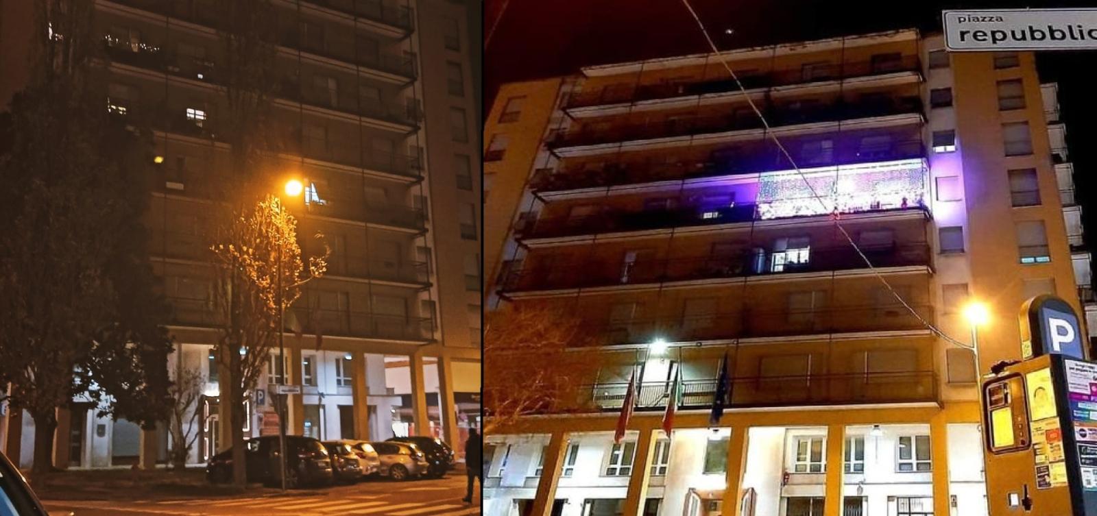 "Non &egrave; pi&ugrave; Natale": niente luminarie sullo storico balcone