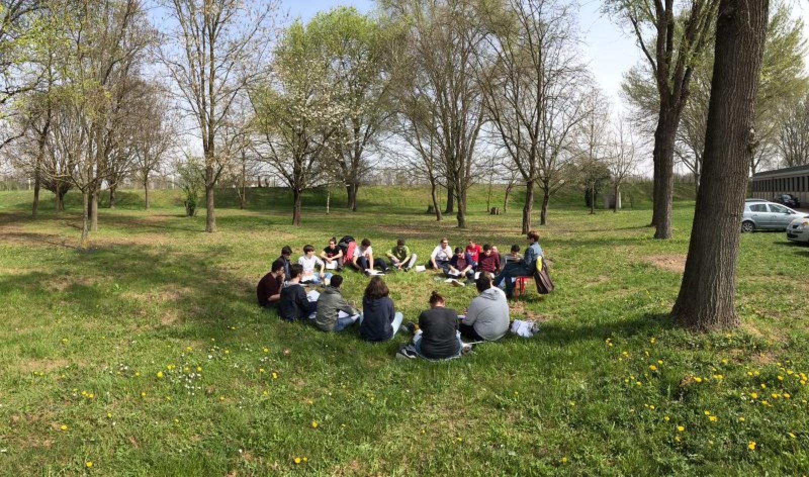 Fare lezione all&rsquo;aria aperta