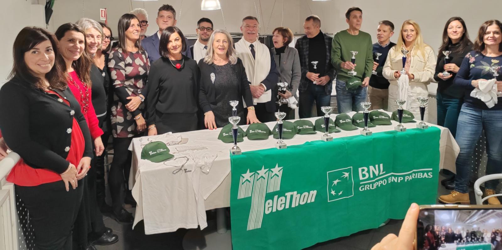 Il Circolo Tennis Rovigo celebra i vincitori del torneo Telethon 2023